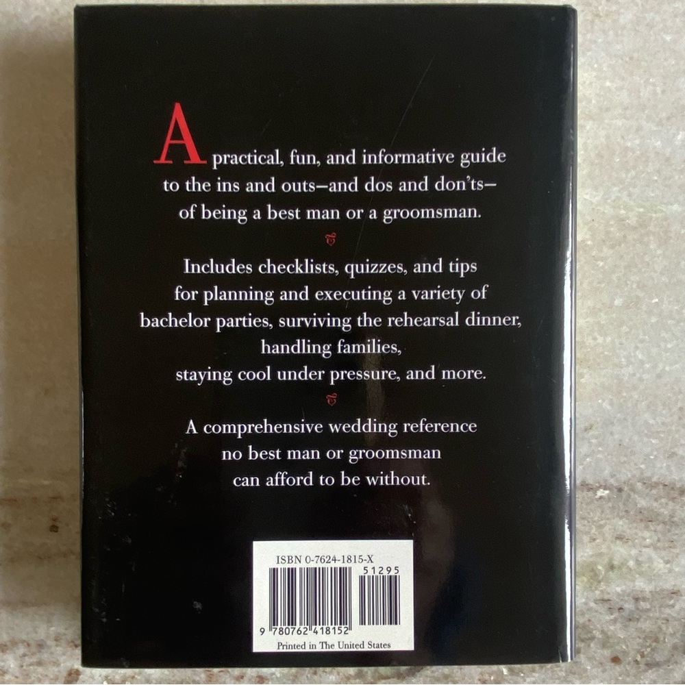 The Best Man’s Handbook - Picture 2 of 2